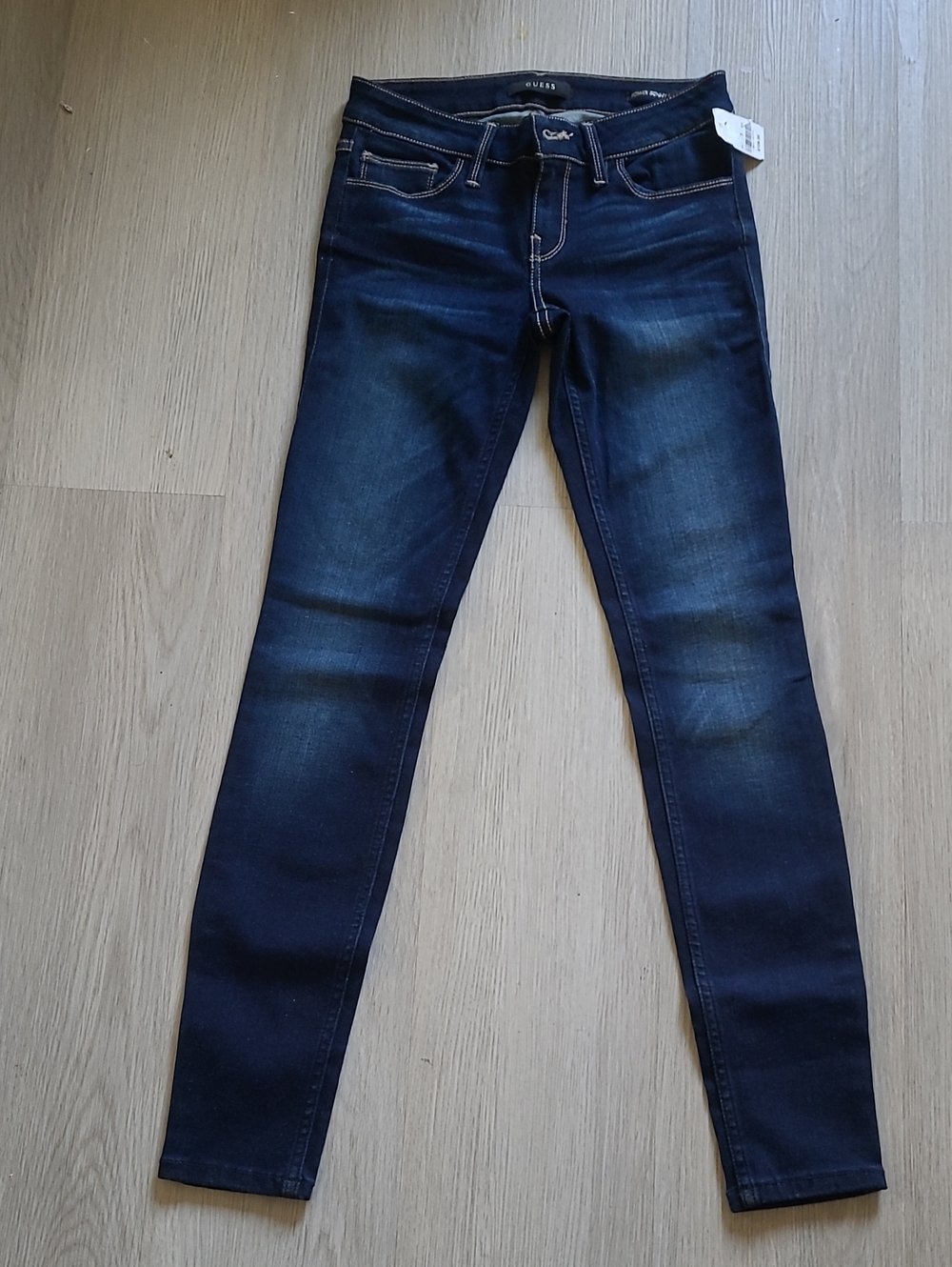 Guess Dark Indigo Skinny Low Jeans
